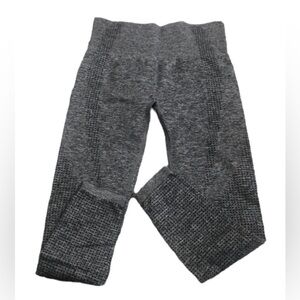 Gray Seamless Leggings High Waist Yoga‎ Pants Gym Activewear